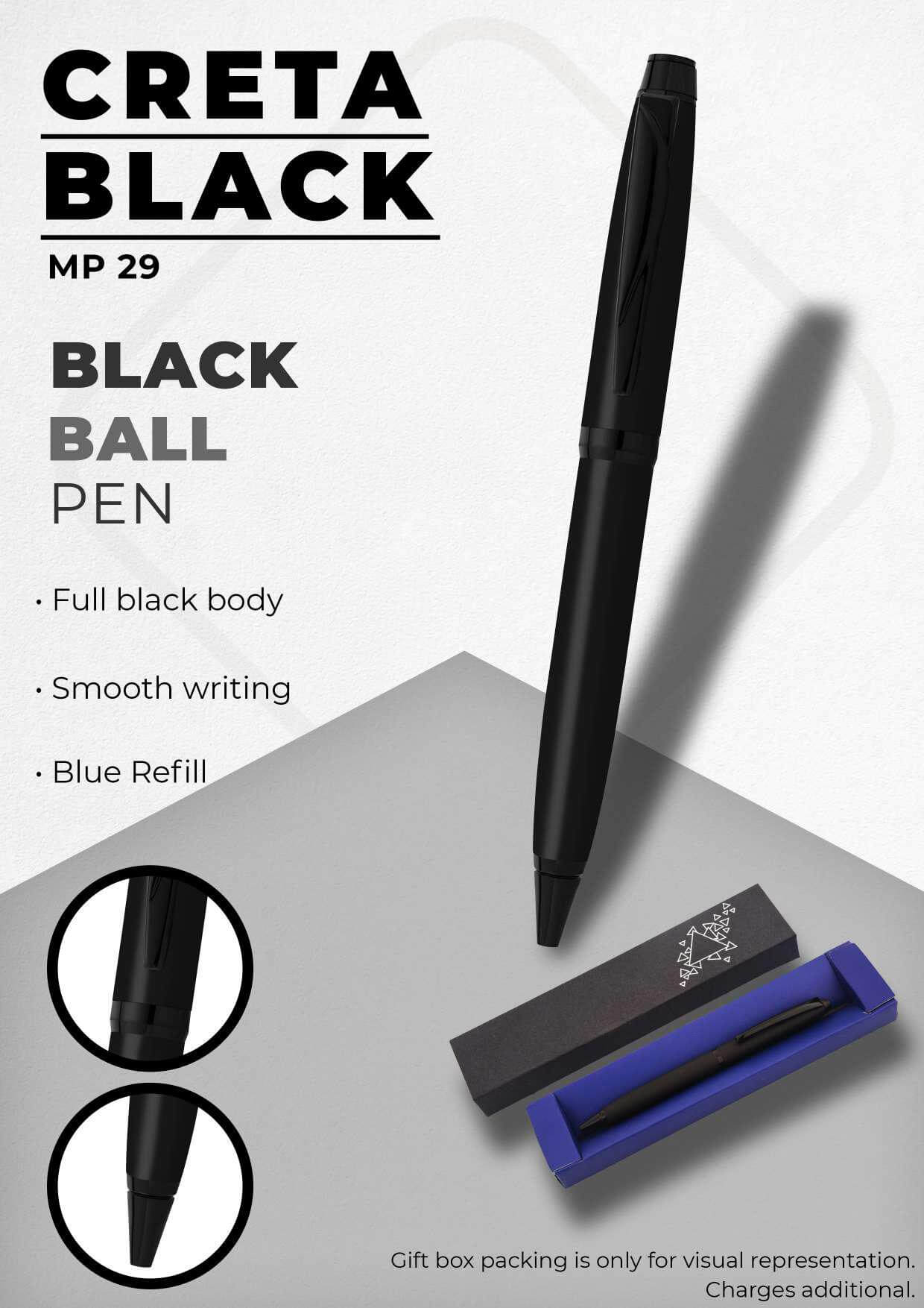 Creta Black Ball Pen Creta Black Ball Pen